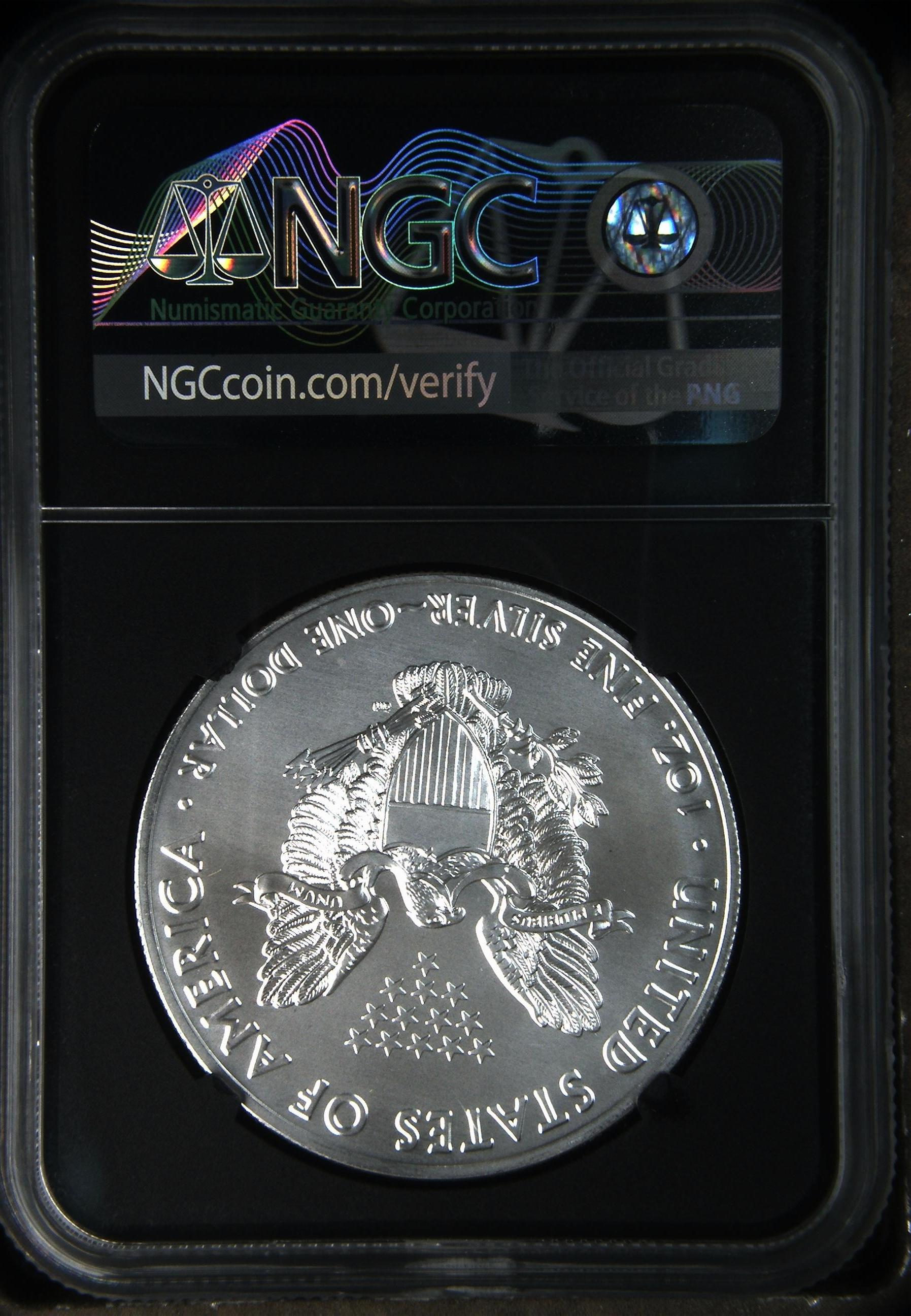 1 долар «Американський срібний орел» (інвестиційна монета) Joe Biden NGC MS69