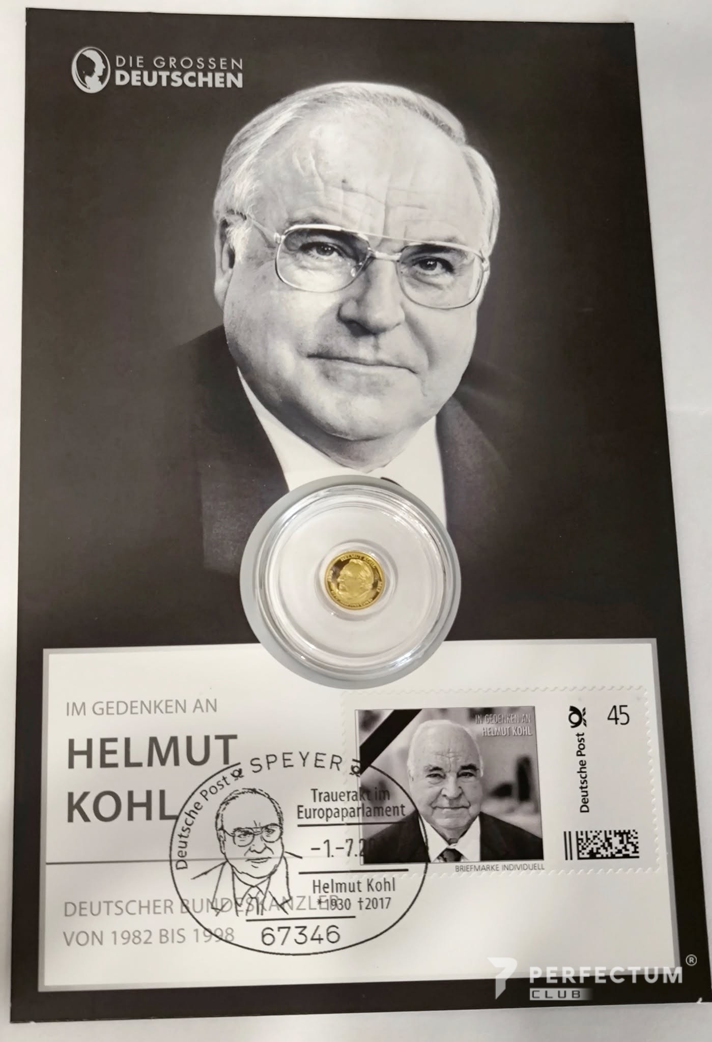 10 доларів — Єлизавета II (Гельмут Коль) 2017 года