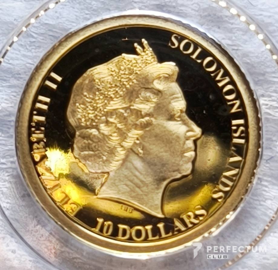10 доларів — Єлизавета II (Гельмут Коль) 2017 года
