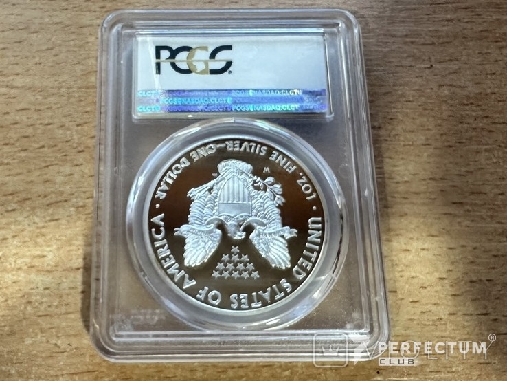 1 долар «Американський срібний орел» (інвестиційна монета) 2012W pcgs PR69DCAM