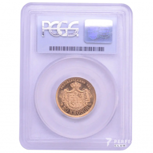20 крон — Оскар II («OCH» у назві) 1884 PCGS MS65