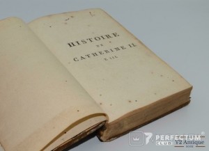 История Екатерины II императрицы России 1800 3 тома