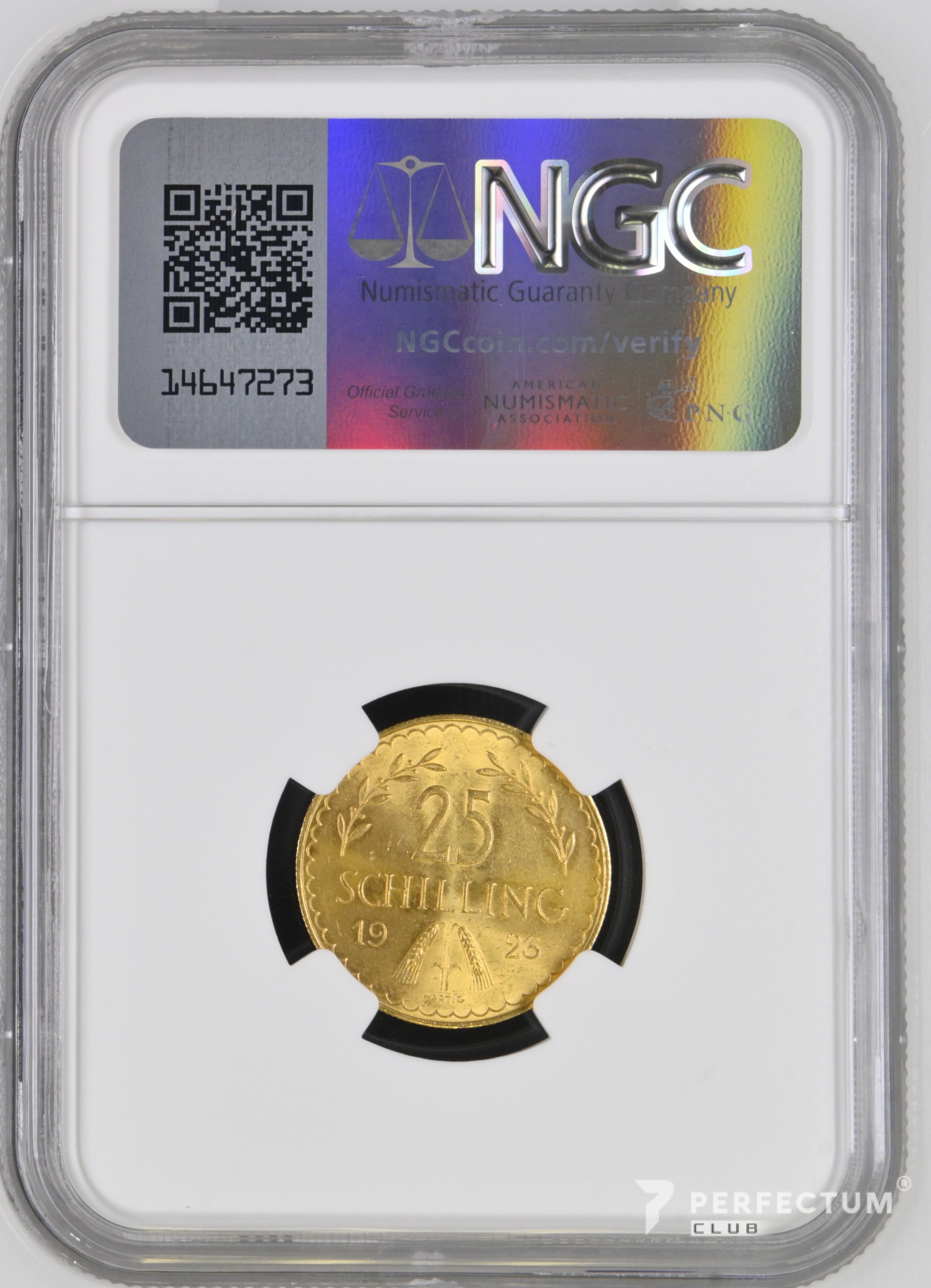 25 шилінгів 1926 PL 64 ngc