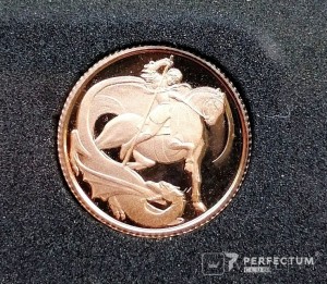 ¼ Sovereign — Карл III (Святий Георгій і дракон; золото) 2024