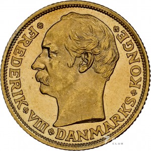10 крон — Фредерік VIII 1909 MS65 NGC