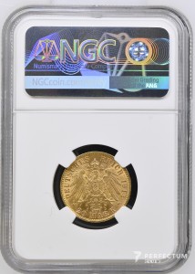 20 марок 1913J ngc ms63 Гамбург, вільне ганзейське місто