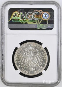 3 марки — Фрідріх II 1909G NGC MS62