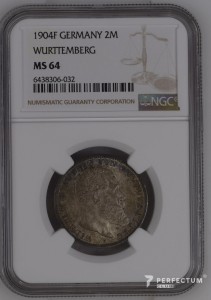 2 марки 1904 , NGC MS64, 