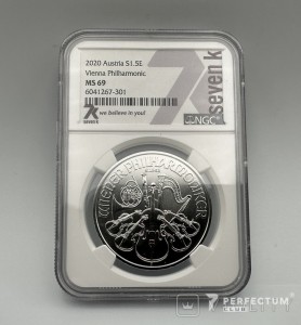 1½ євро (Віденська філармонія) 2020 NGC MS69