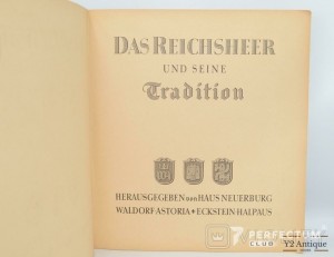 Рейская армия и ее традиции Das Reichsheer und Seine Tradition. 1933
