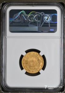 20 лір — Умберто I 1882 ngc ms63
