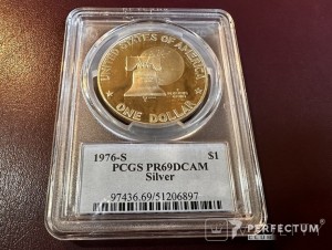 1 Доллар 1976 року PCGS PR69DCAM Ейзенхауер