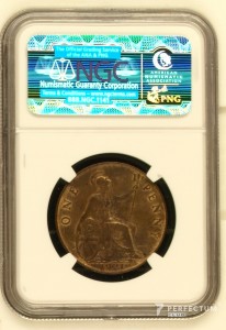  1 пенні — Георг V 1921 MS63 NGC