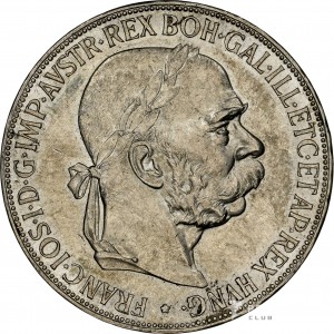 5 корон — Франц Йосиф I 1900 ngc ms61