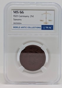 Коллекция нотгельдов, 7 монет Саксонии 1921г. марки: 20, 10, 5, 2, 1. пфенниги: 50, 20